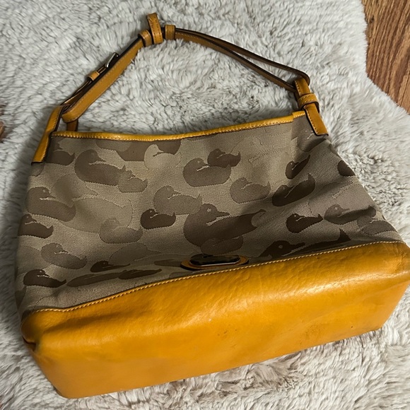 Dooney & Bourke Duck Print Camo Duck Satchel - Picture 7 of 16
